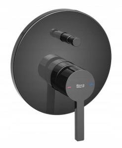 ROCA Bateria Naia Black 2 WY (wann-prysz) podtynkowa (RocaBox A525869403)