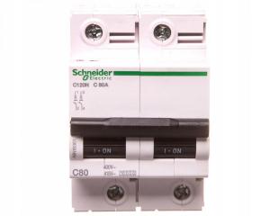 SCHNEIDER ELECTRIC Wyłącznik nadprądowy C120N-C80-2 C 80A 2-biegunowy