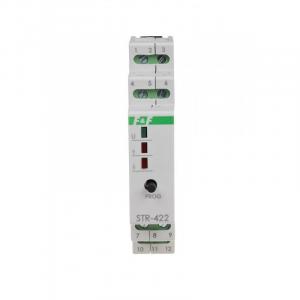 F&F Sterownik rolet STR-422 jednoprzyciskowy, Un=230V AC, 8A, 1 moduł