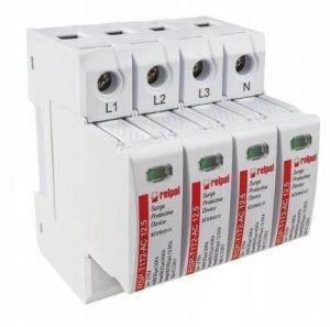 Ogranicznik przepięć typ T1+T2, 4 bieguny, Limp: 12,5 kA (10/350), In: 30kA