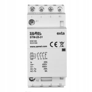 ZAMEL Stycznik modułowy instalacyjny 25A, 3xNO + 1xNC, 230V AC STM-25-31
