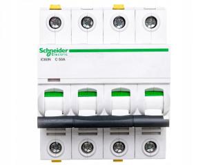 SCHNEIDER ELECTRIC Wyłącznik nadprądowy iC60N-C50-4 C 50A 4-biegunowy