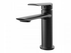 Bateria umywalkowa stojąca VEDO DESSO NERO 1-uchw 1-otw mosiężna czarna mat