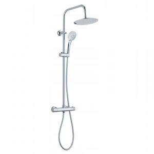 INVENA DESZCZOWNIA Z BATERIĄ TERMOSTATYCZNĄ MUSTA CHROM