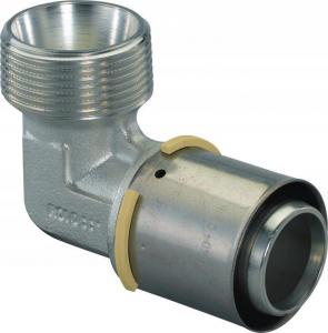 Uponor S-Press kolano z gwintem zewn. 40-R1 1/4MT