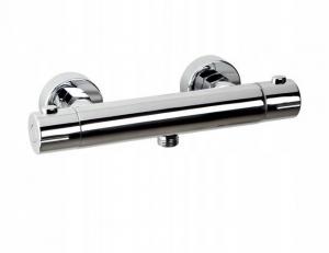 VALVEX Bateria prysznicowa Estill Round Plus dwuotworowa termostat chrom