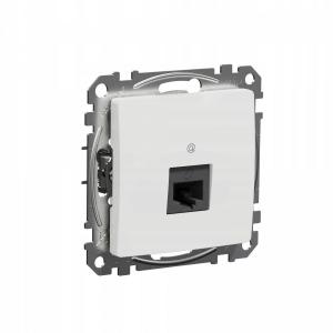 SCHNEIDER ELECTRIC Gniazdo komputerowe RJ45 kat.5e UTP, biały SEDNA DESIGN