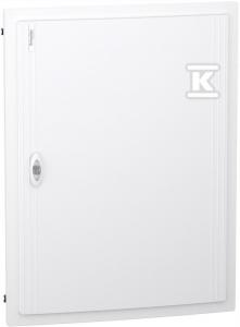 Obudowa PrismaSeT XS PSXS-4-24-PT-B, podtynkowa, drzwi białe, 4 rzędy, 24 m