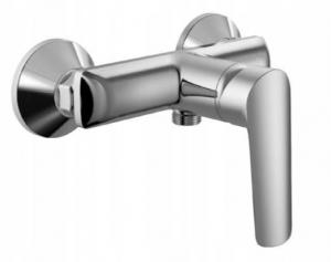 Bateria natryskowa ścienna KLUDI BOZZ 1-uchwyt 2-otworowa złoty szczotkow