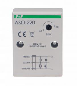 Automat schodowy ASO-220 Un=230V, I=10A, obudowa hermetyczna, przewód przył