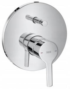 Bateria wannowo-natryskowa stojąca TRES STUDY EXCLUSIVE 1-otw. złota matowa