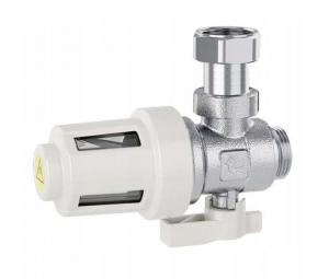 Caleffi XS - urządzenie filtrujące z magnesem do montażu pod kotłem