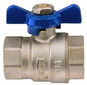 INVENA ZAWÓR KULOWY WODNY Z MOTYL. TYP CIĘŻKI WW PROV 1