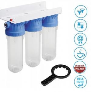 Filtr do wody FS3 ENTRY 3/4 potrójny system narurowy