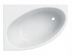 GEBERIT Wanna asymetryczna Selnova 150x100 cm, odpływ z prawej strony