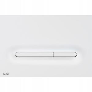 Przycisk sterujący ALCADRAIN THIN do systemów podtynk biały mat prostokąt