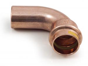 CONEX Łuk 90°, jednokielichowy, 28 CU B Press Gas