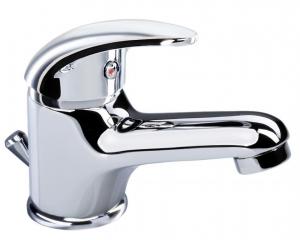 VALVEX Bateria umywalkowa Alba stojąca 1-otworowa z korkiem spustowym chrom