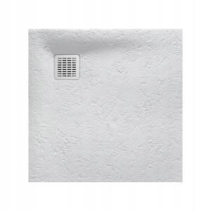 Brodzik prysznicowy kompozyt STONEX kwadrat 90x90x2.8 cm TERRAN syfon