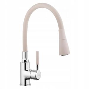 INVENA BATERIA ZLEW POGO Z RUCH, 2F WYL, BEŻ