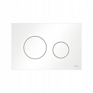 Przycisk spłukujący TECE loop podwójny do WC z tworz sztucz biały mat