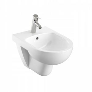 Bidet wiszący Selnova B35 cm, H34.5 cm, T53 cm, z przelewem, z otworem na b