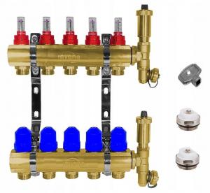 ROZDZIELACZ MOSIĘŻNY OGRZEWANIA PODŁOGOWEGO PLUS 5-OBIEGOWY INVENA