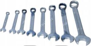 IRONSIDE Zestaw 8 kluczy płaskooczkowych 8-22mm