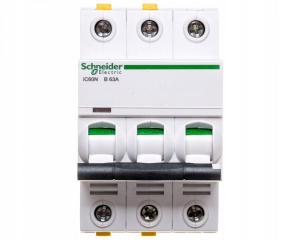 SCHNEIDER ELECTRIC Wyłącznik nadprądowy iC60N-B63-3 B 63A 3-biegunowy