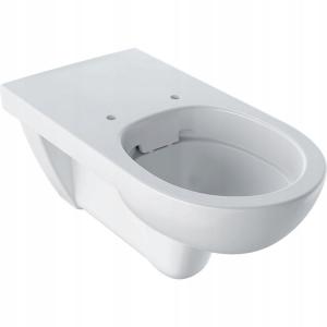 Miska wisząca WC Selnova Comfort lejowa, B35.5 cm, H34 cm, T70 cm, długa, R