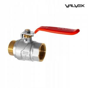 Kurek kulowy OMAX DN50-PN30-DSt (F/M) z dławikiem z dźwignią stalową (DSt)