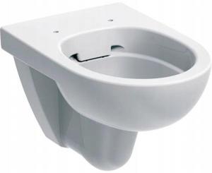 GEBERIT Miska wisząca WC Selnova, lejowa, B35.5 cm, H34 cm, T53 cm, Rimfree