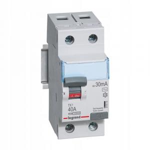 LEGRAND Wyłącznik różnicowoprądowy P302 2P 40A 30MA TYP AC TX3