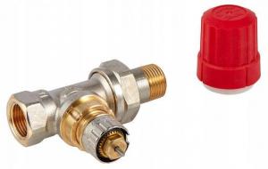 DANFOSS Zawór termostatyczny RA-N 10 prosty, z nastawą wstępną.