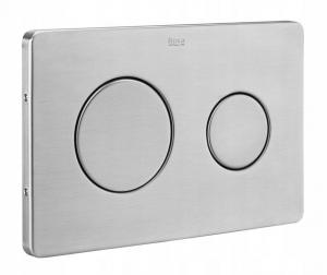 Przycisk spłukujący ROCA PL10 ONE podwójny ze stali szlachetnej inox