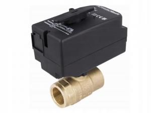 AFRISO 2-drogowy zawór kulowy z siłownikiem BEV DN25 Rp1 Kvs 60 m3/h 230 V
