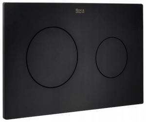 Przycisk spłukujący ROCA PL10 2-funkc do syst DUPLO ONE czarny mat