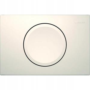 Przycisk uruchamiający GEBERIT Delta15 okrągły przedni biały alpin