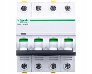 SCHNEIDER ELECTRIC Wyłącznik nadprądowy iC60N-C40-4 C 40A 4-biegunowy