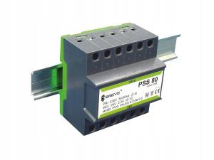 Transformator jednofazowy PSS 80N 230/24V IP30 na szynę DIN TH-35 w obudowi