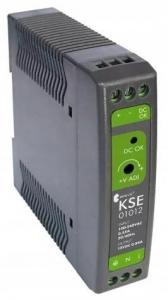 Zasilacz impulsowy KSE 01012P 230/ 12VDC 0.84A 9,6W na szynę DIN, Uzas: 85-