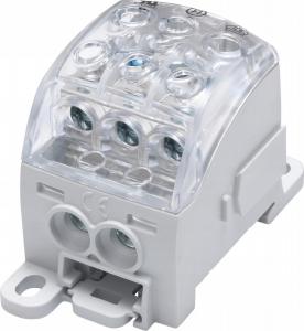 SIMET SUB 220 Blok rozdzielczy - uniwersalny Al/Cu 82060 SIMBLOCK szary