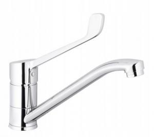 Bateria kuchenna stojąca ARMATURA KRAKÓW RUMBA 1-otw. beżowa/chrom