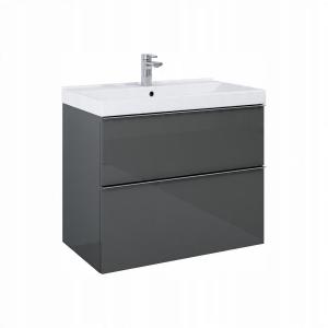 Szafka podumyw. LOOK 80x45cm Wisząca 2S Anthracite ELITA