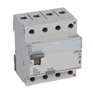 LEGRAND Wyłącznik różnicowoprądowy P304 4P 25A 30MA TYP AC TX3