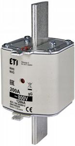 ETI Wkładka topikowa zwłoczna - 800 V - KOMBI NH3 GG 250A/800V