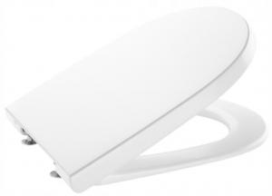 Deska WC GAP ROUND COMPACTO Wolnoopadająca Supralit Biały ROCA