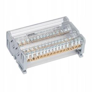 MOREK Blok dystrybucyjny Moblock 4P 125A-15 2x35 + 2x25 + 11x6mm2