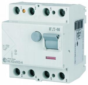 EATON Wyłącznik różnicowoprądowy 6kA typ A HNC-63/4/003-A