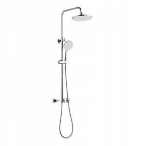 INVENA DESZCZOWNIA Z BATERIĄ NATRYSKOWĄ RIKIA CHROM